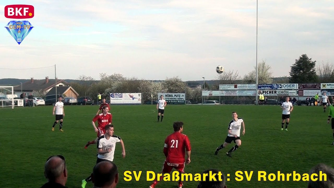 7. 4. 2019 - Fußball: SV Draßmarkt : SV Rohrbach - CCM-TV.at / BKF