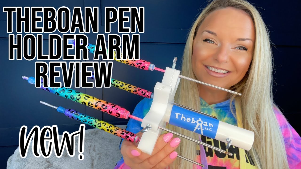 TheBoan Pen Arm Holder Review | Glitter and Epoxy Pen Tutorial