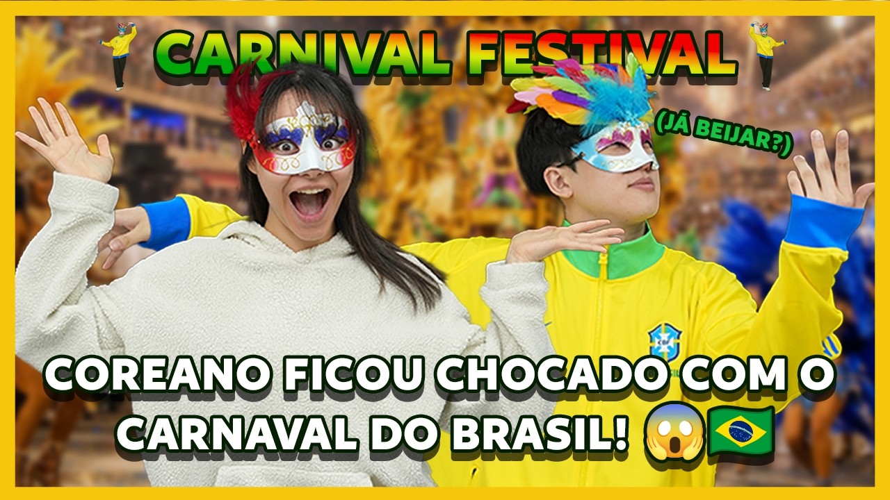 O que um coreano achou do Carnaval do Brasil? 🇧🇷🔥