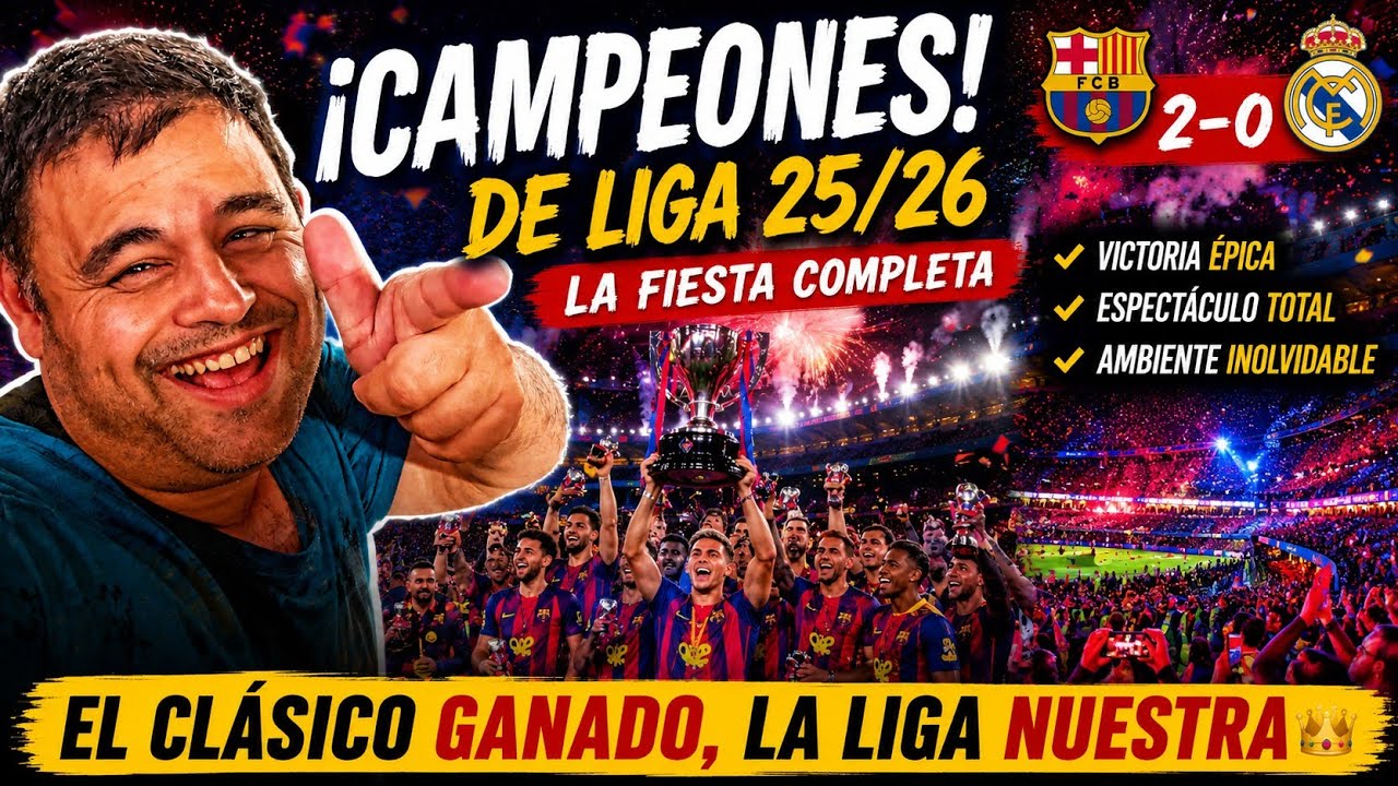 🏆 As&iacute; vivimos la noche M&Aacute;S hist&oacute;rica del NUEVO CAMP NOU  desde dentro. BAR&Ccedil;A. 