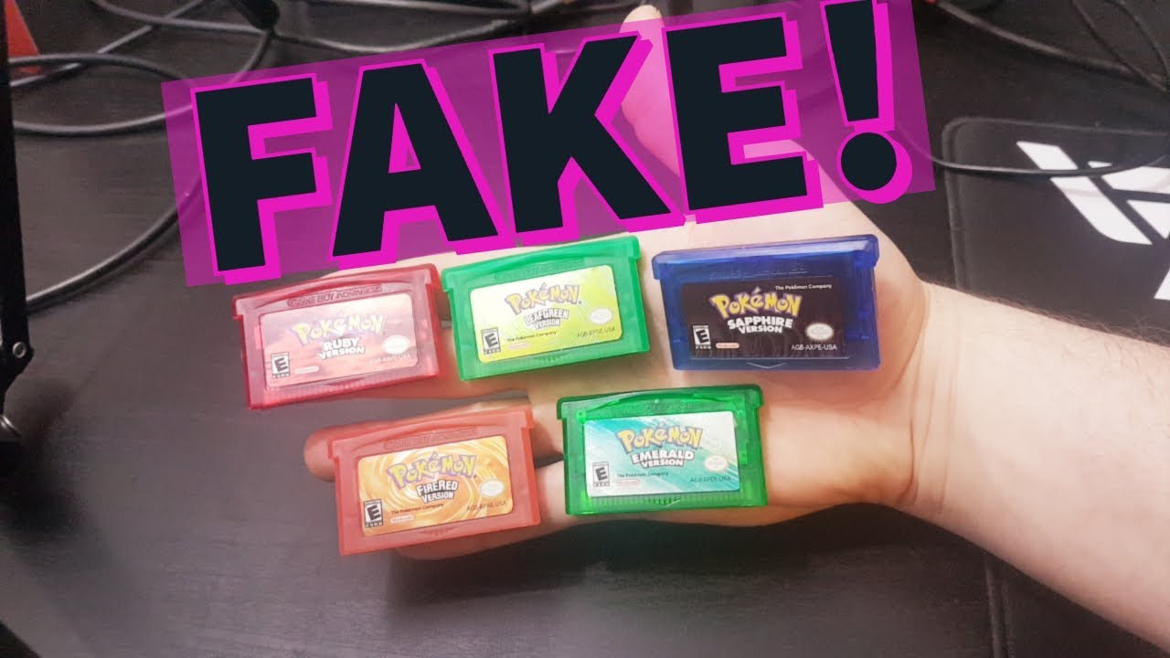 Я купил ПОДДЕЛЬНЫЕ игры Pokemon на eBay! GBA SP