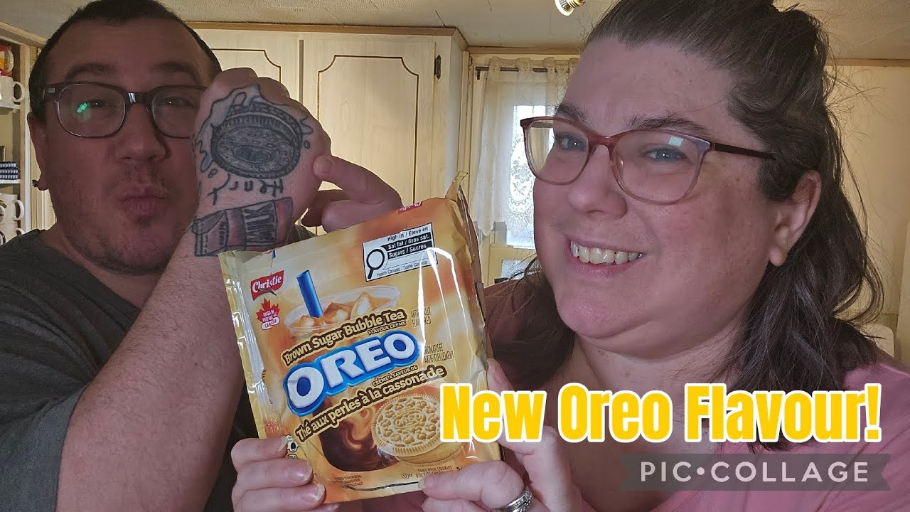 Brown Sugar Bubble Tea Oreo! New Taste Test! 