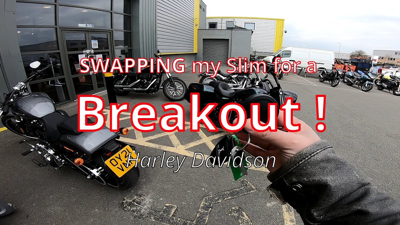 Harley Davidson Swapping my Softail Slim for a Breakout !