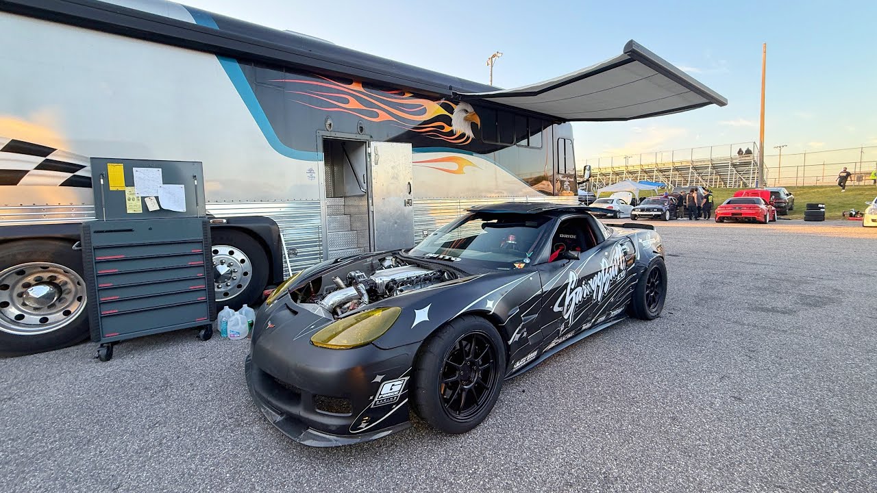 Дрифт-проект на базе Corvette C6 мощностью 1100 л.с. Модернизация и первое настоящее испытание. Р...