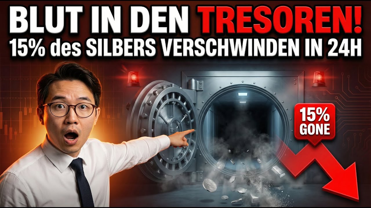 BLUT IN DEN TRESOREN: 15 % des SILBERS VERSCHWINDEN in 24 STUNDEN