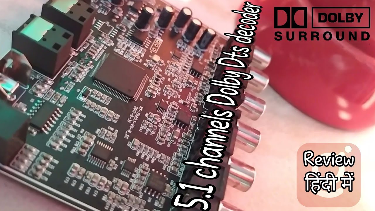 5.1 channel Dolby DTS decoder board || Review in Hindi || Is it working like it should be 🤔 || OIG