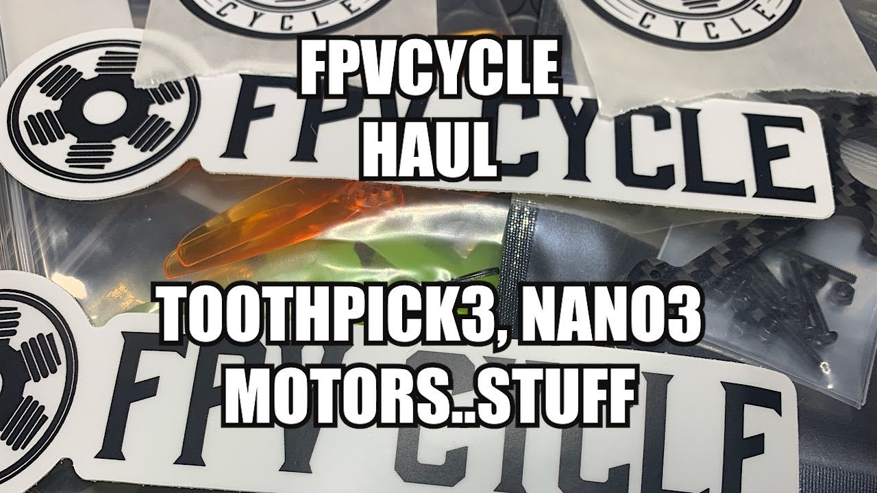 FPVCYCLE.COM HAUL..NEW TP3 FRAMES, BABYTOOTH, RUNCAM NANO3, MOTORS