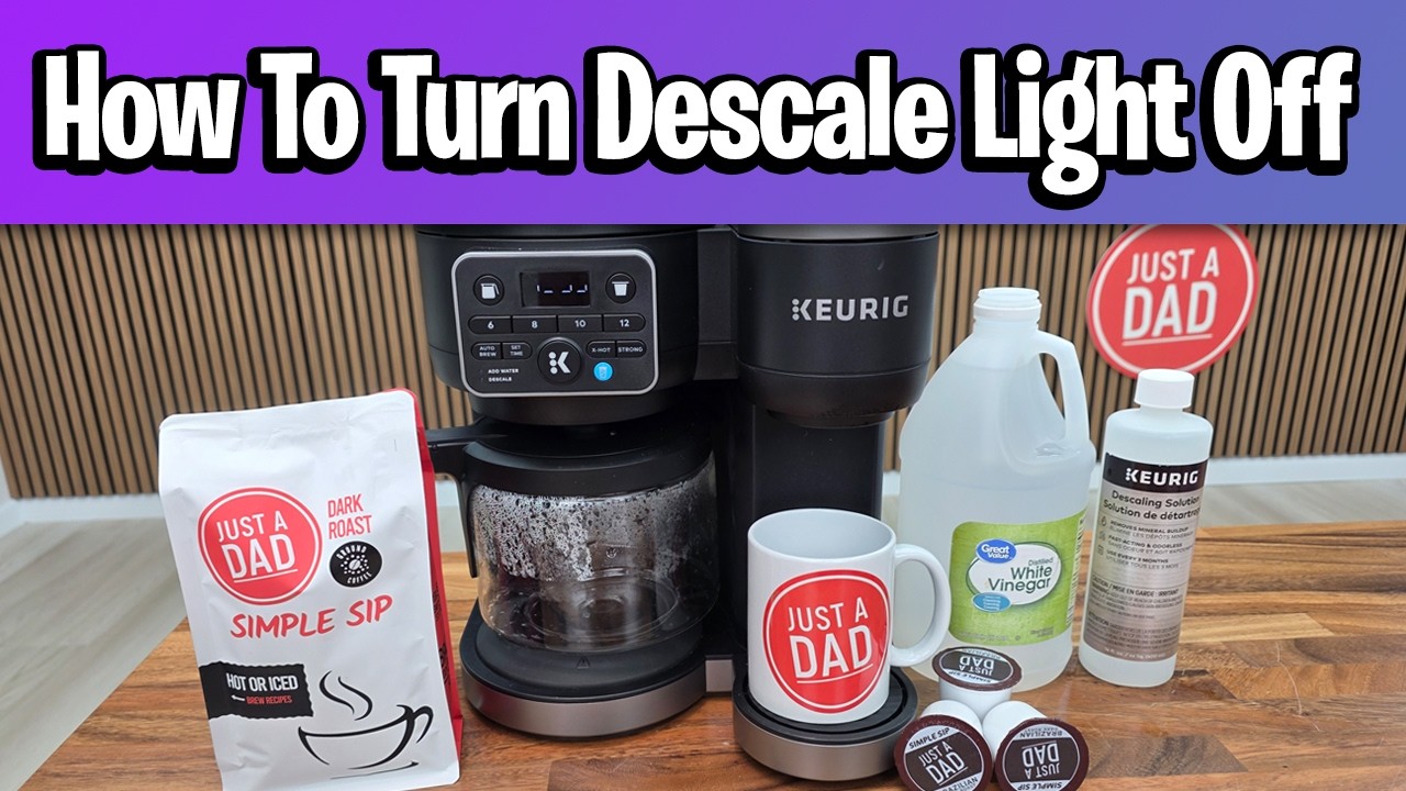 How To Descale Keurig K-Duo GEN 2 Hot & Iced Coffee Maker - Turn DESCALE Light Off