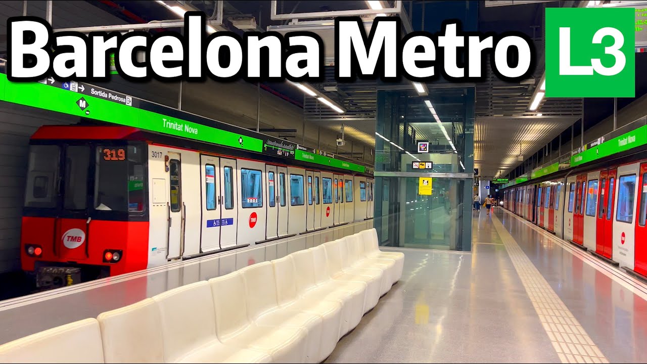 ⁴ᴷ⁶⁰ Exploring Barcelona Metro Line L3