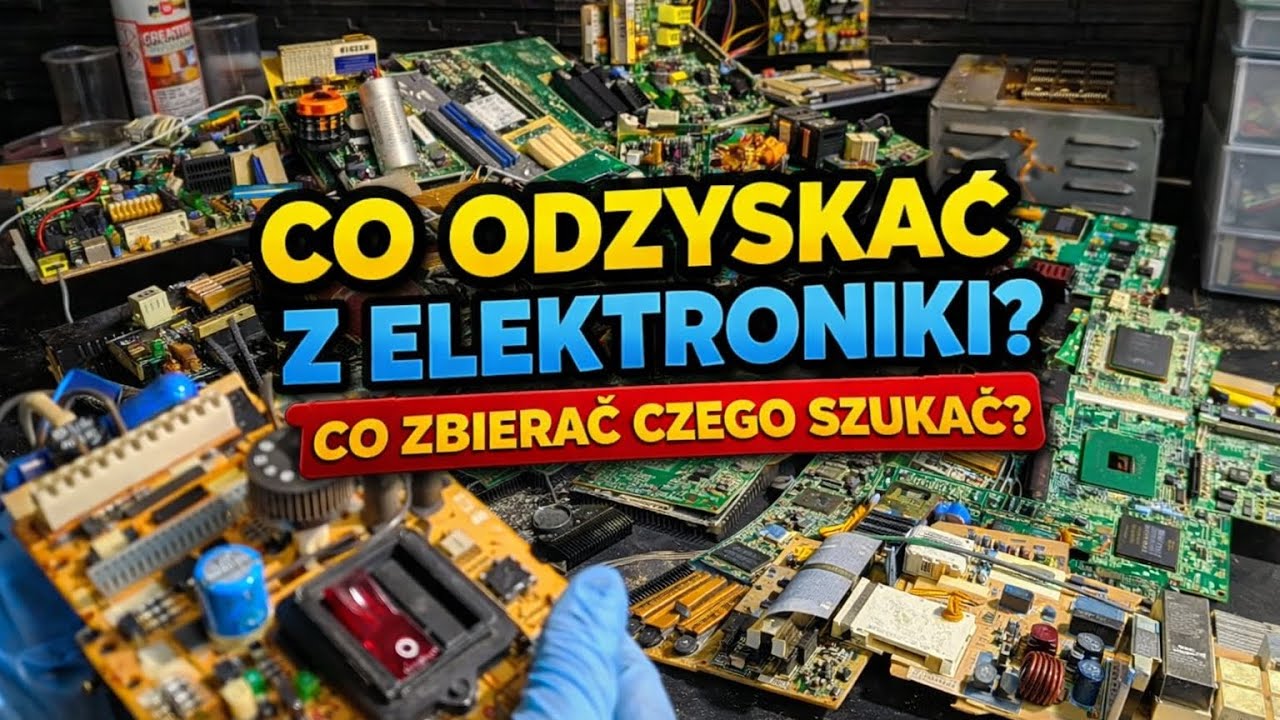 To wyrzucasz?! A tam jest ZŁOTO, SREBRO i PALLAD 😳Elektrośmieci = KASA 💸 Co naprawdę warto zbierać?