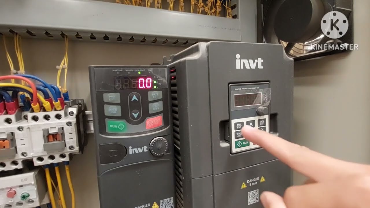 Cài đặt biến tần invt