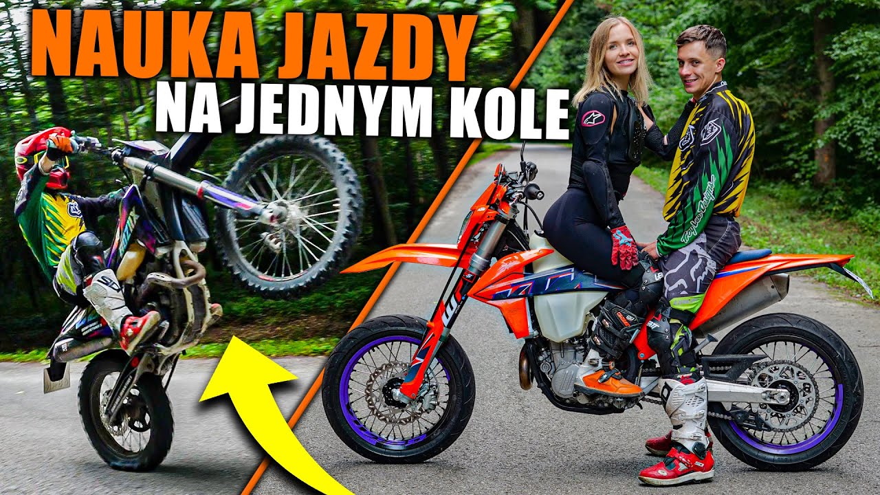 JAK ZACZĄĆ JEZDZIĆ NA JEDNYM KOLE | KTM 450 EXC-F