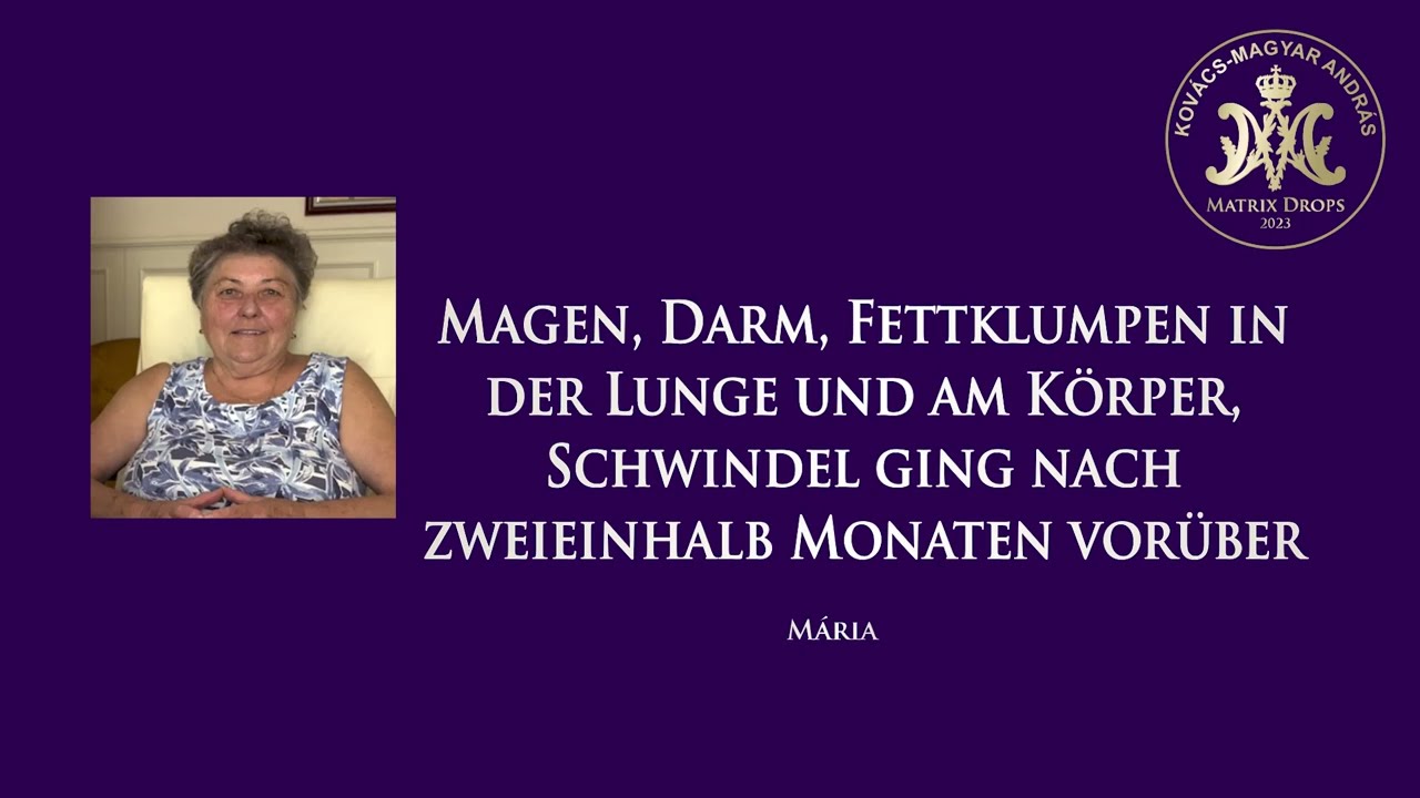 Magen, Darm, Fettklumpen in der Lunge und am K&ouml;rper- Schwindel ging nach zweieinhalb Monaten vor&uuml;ber