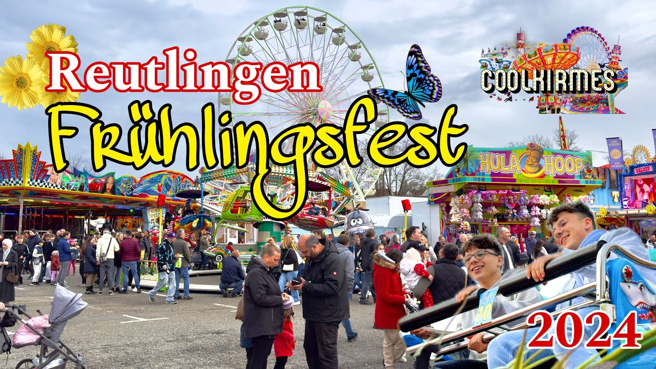 In Reutlingen rummelt’s wieder | Reutlingen Frühlingsfest 2024 [ Impressionen ] - Clip by CoolKirmes