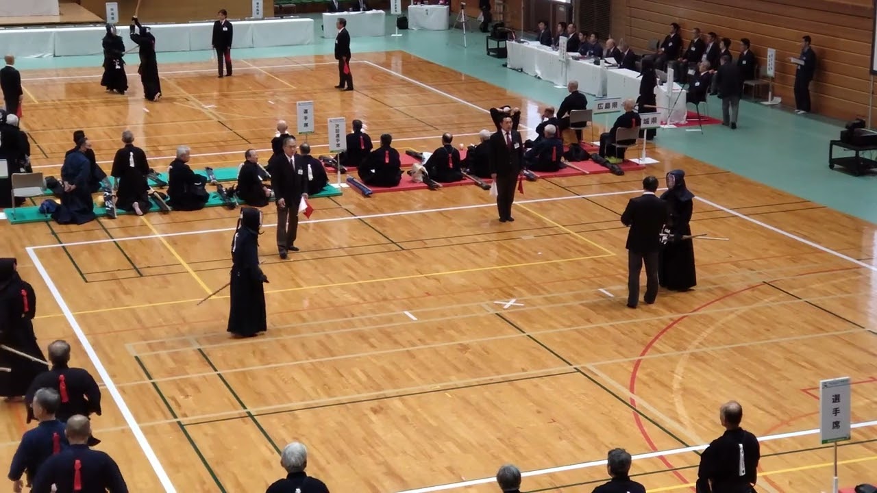 20251019　第37回全国健康福祉祭ぎふ大会『ねんりんピック』剣道交流大会　大阪府大将　釣先輩　対　北九州市