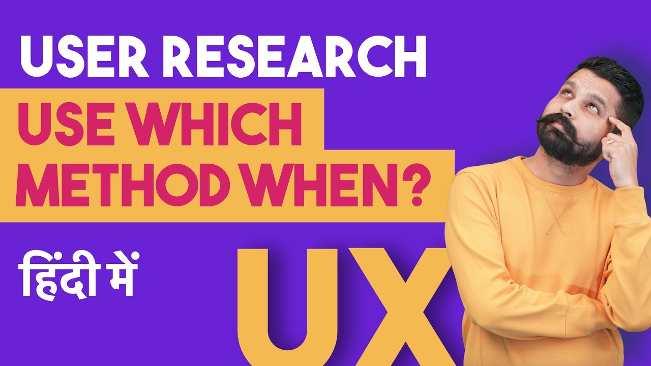 user research methods ux | Use which ux research method when?  by Graphics Guruji