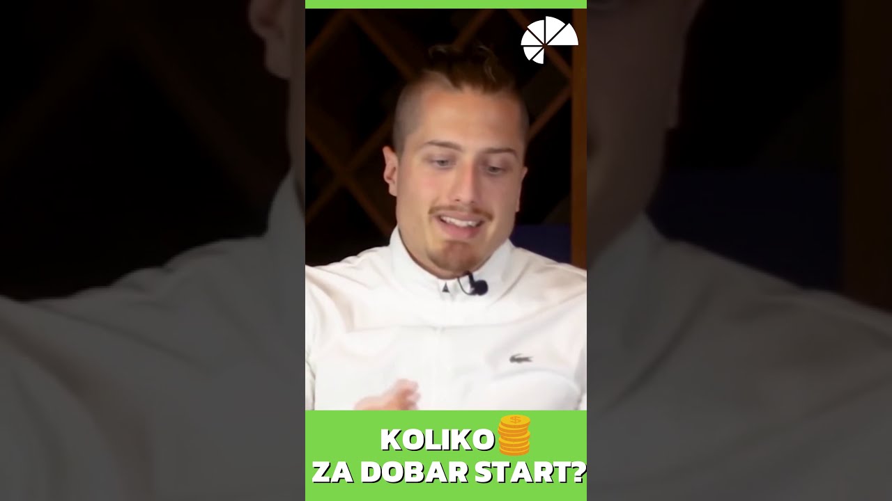 KOLIKO JE NOVCA POTREBNO ZA DOBAR START? 🤔 Aleksandar Stanić - Biznis Ideje - Middleman #short