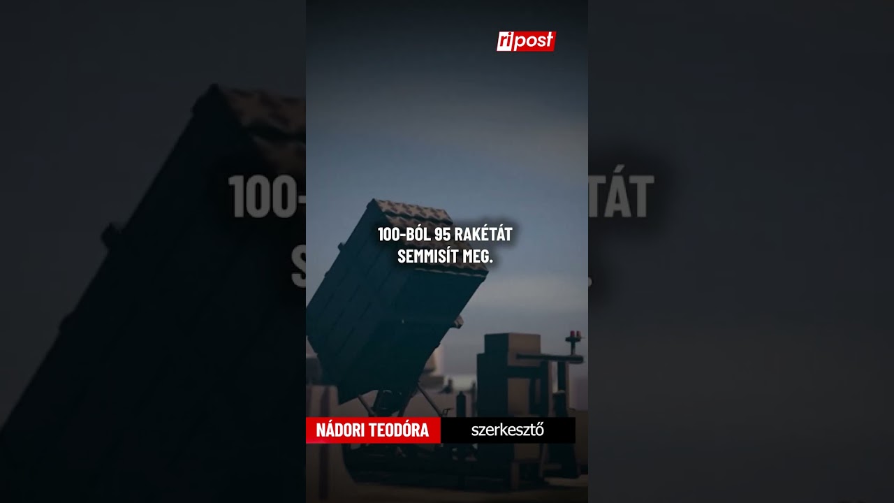 Hogy műk&ouml;dik a Vaskupola Izrael f&ouml;l&ouml;tt?