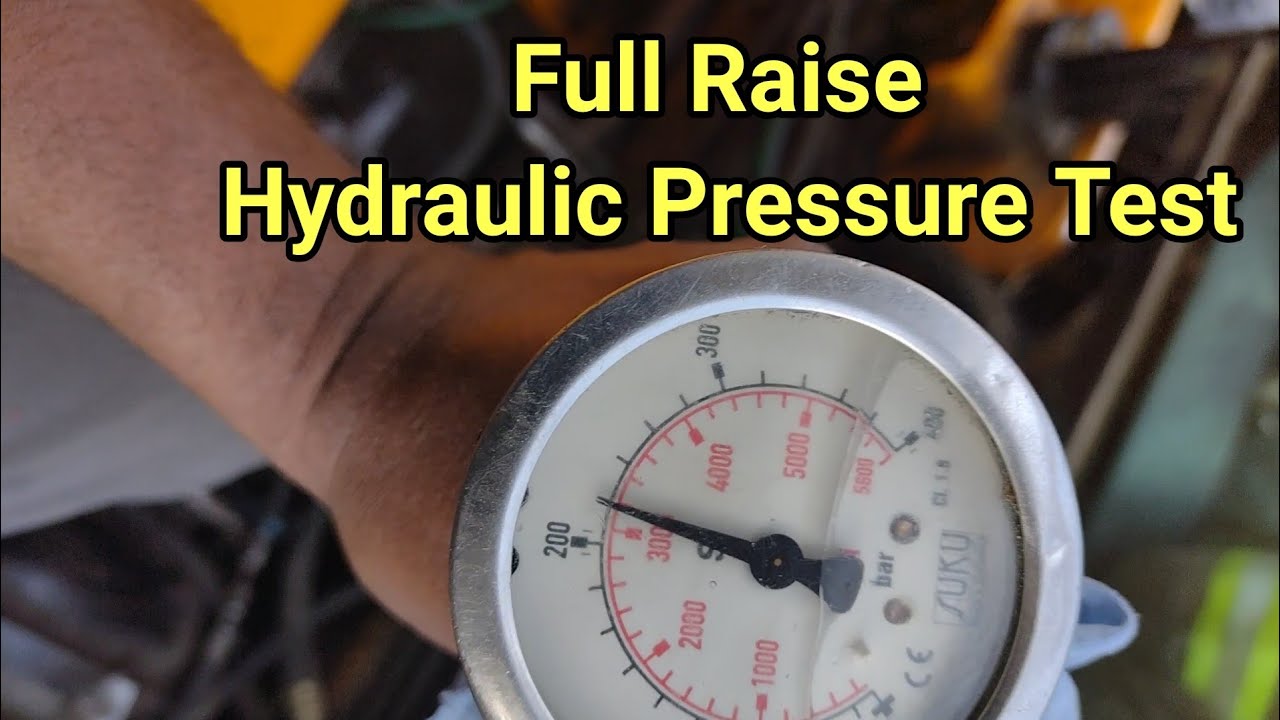 Hydraulic pressure testing | Excavator hydraulic pressure test | Pressure test pump working