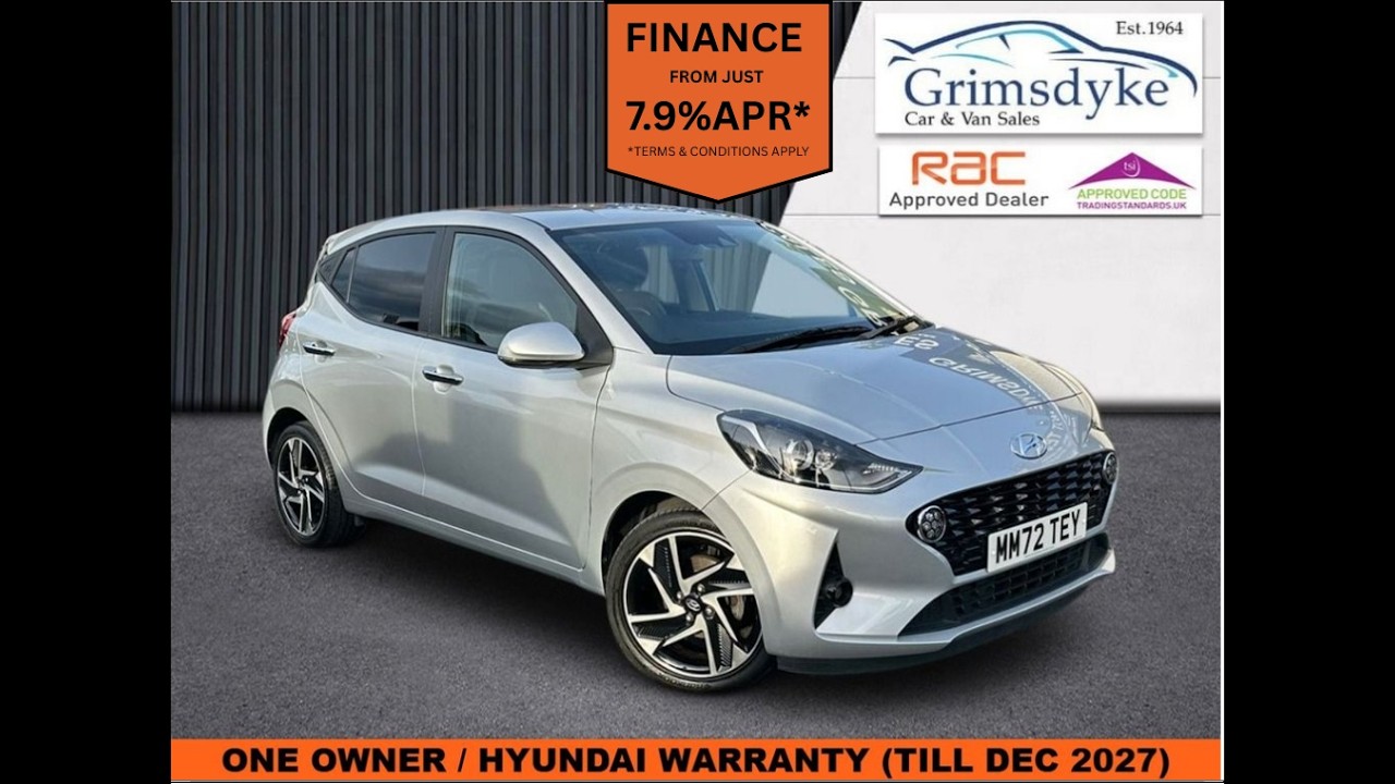 HYUNDAI I10 1.2 Premium Hatchback 5dr Petrol Auto Euro 6 (s/s) (84 ps) [RAC BUYSURE INSPECTED]