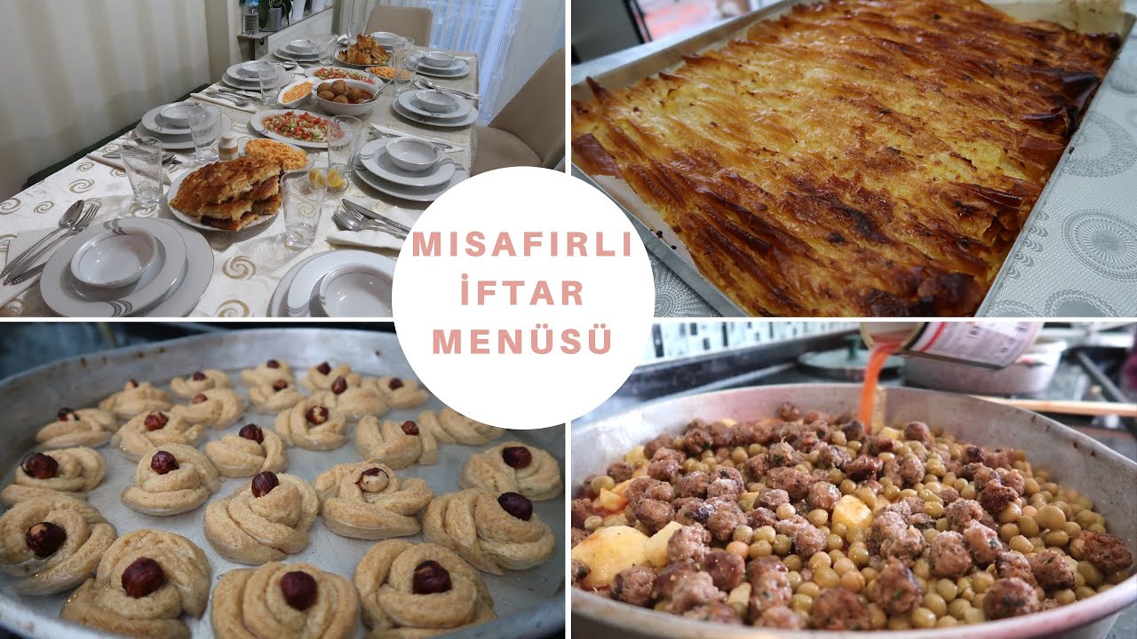 MİSAFİRLİ İFTAR MENÜM | YALANCI KUMPİR I KÖFTELİ BEZELYELİ YEMEK | ÇITIR BÖREK | GÜL TATLISI