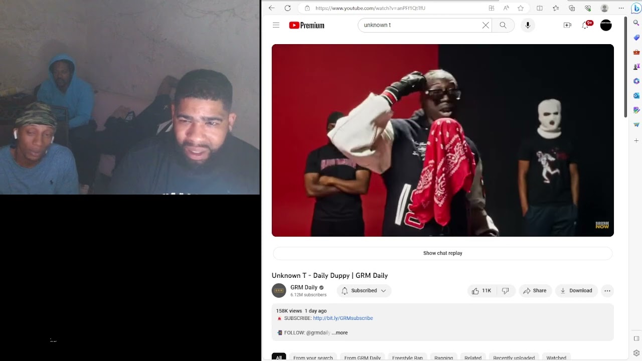 Unknown T -Daily Duppy |Reaction