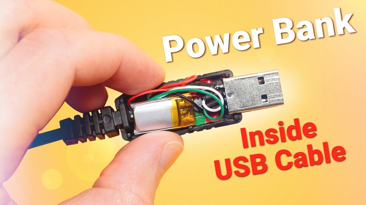 Power Bank Inside a USB Cable