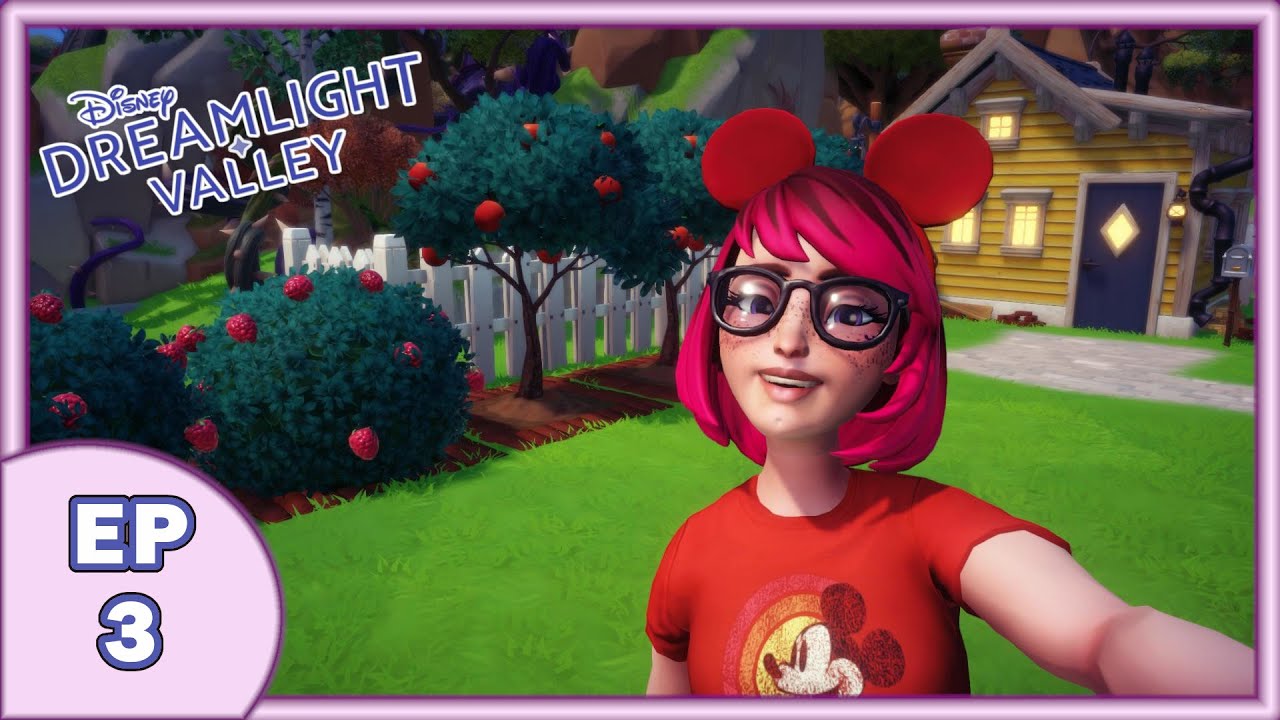 Disney Dreamlight Valley| Ep 3| Mickey helps us with gardening