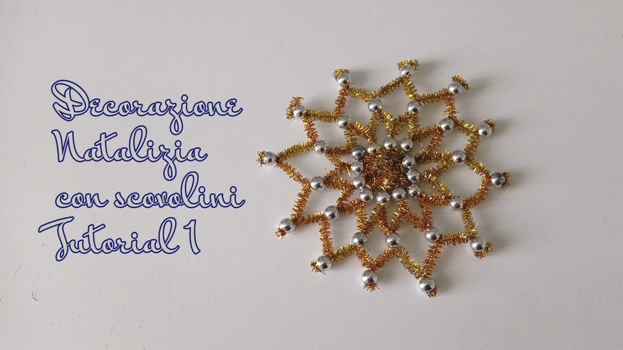Decorazione Natalizia con scovolini - Tutorial 1 - Stefi64