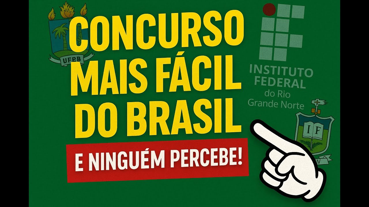 O Concurso Mais Fácil de Passar no Brasil (e quase ninguém percebe)