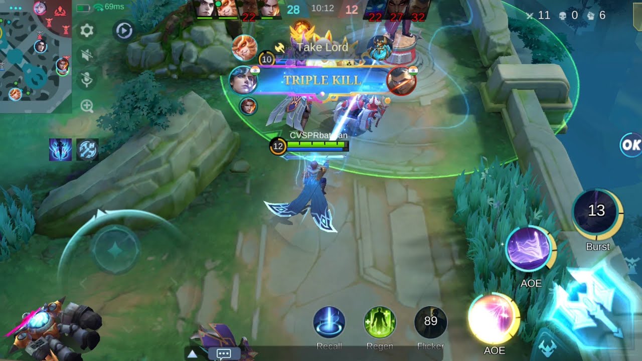 Mobile Legends - Xavier Full Gameplay. 