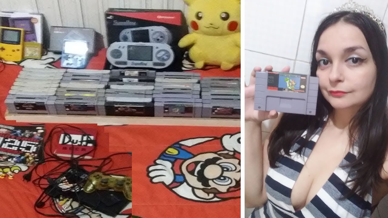 Minha coleção de consoles e jogos - Princesa Retro Gamer 👑