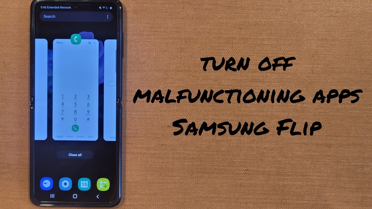 Turn Off Running Apps Samsung Galaxy Flip