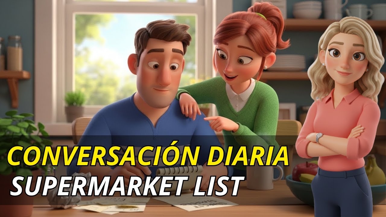 Así se Hace la Lista del Supermercado en Inglés 🛒 | Conversación Real