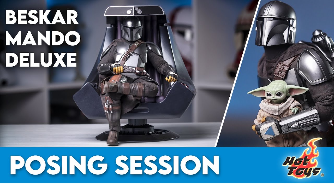 Hot Toys Beskar Mandalorian Deluxe Posing Session