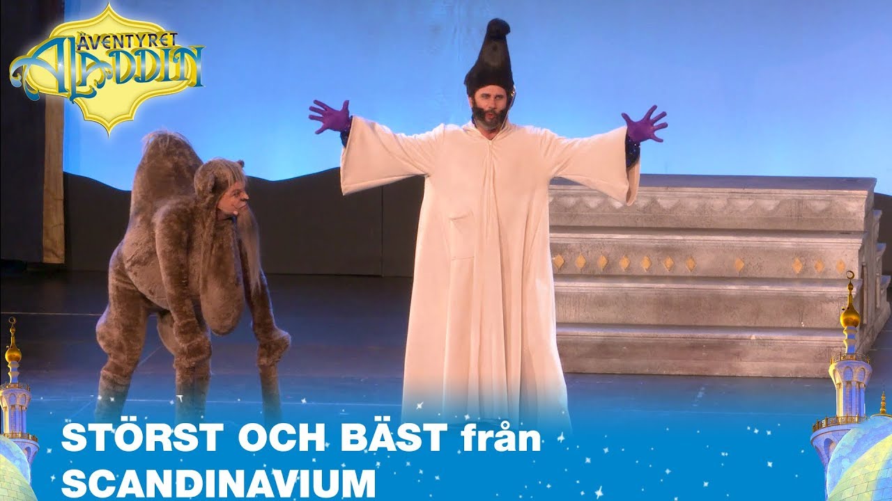 Störst och bäst inspelad på Äventyret Aladdin i Scandinavium I Äventyret Aladdin