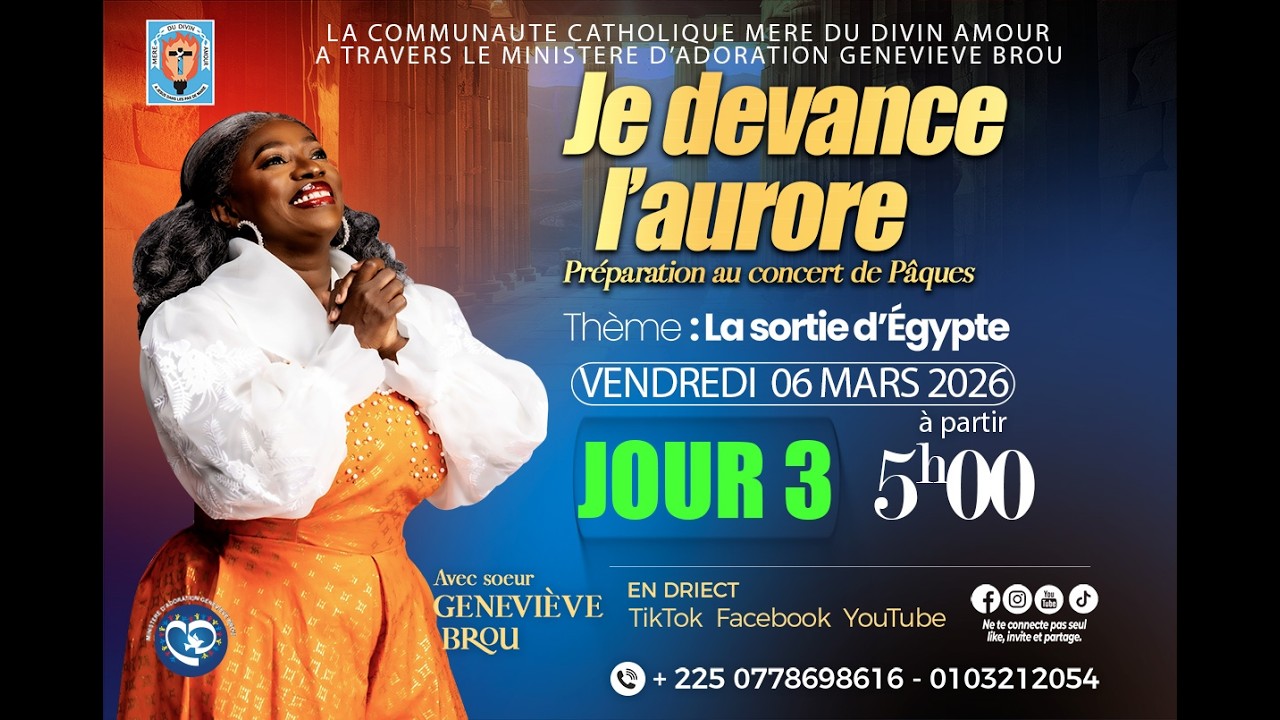 GENEVIEVE BROU - JE DEVANCE L'AURORE (JOUR 3)
