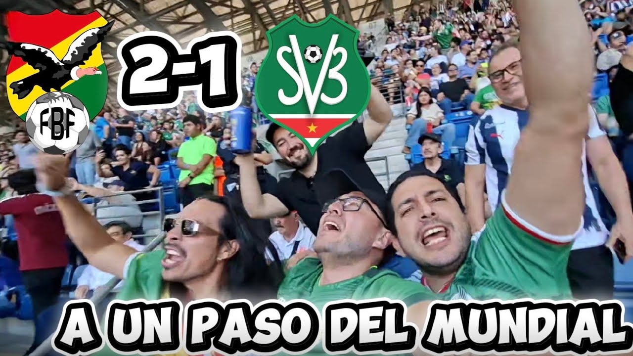 &iexcl;Bolivia esta a un paso del Mundial! | Reaccion de hinchas desde la cancha en Monterrey