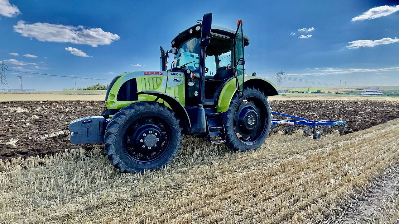 ANIZ SÜRÜYORUM | CLAAS ARİON 520 + ÜNLÜ 6 LI 10 NUMARA PULLUK