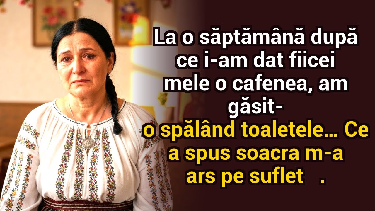 La o săptămână după ce i-am oferit fiicei mele o cafenea, am găsit-o curățând băi — am reacționat
