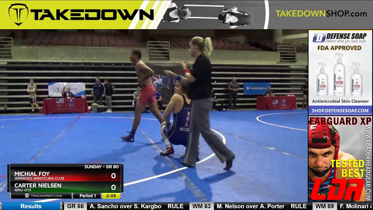 GR 80 Michial Foy Wardogs Wrestling Club Vs Carter Nielsen NMU-OTS