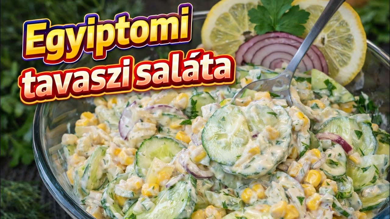 Egyiptomi tavaszi sal&aacute;ta +1 tavaszi sal&aacute;ta