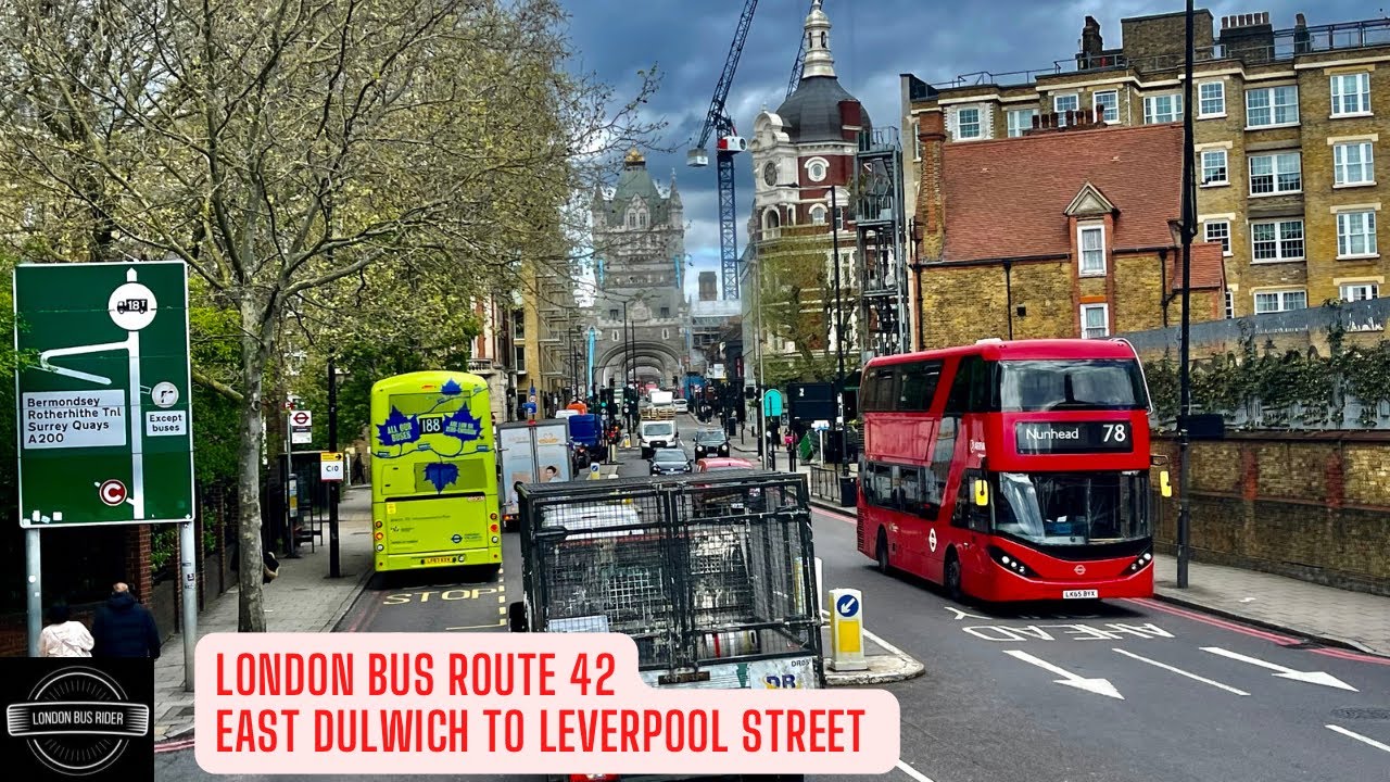 The Best View of Tower Bridge from aboard London Bus 42 Join me and experience it