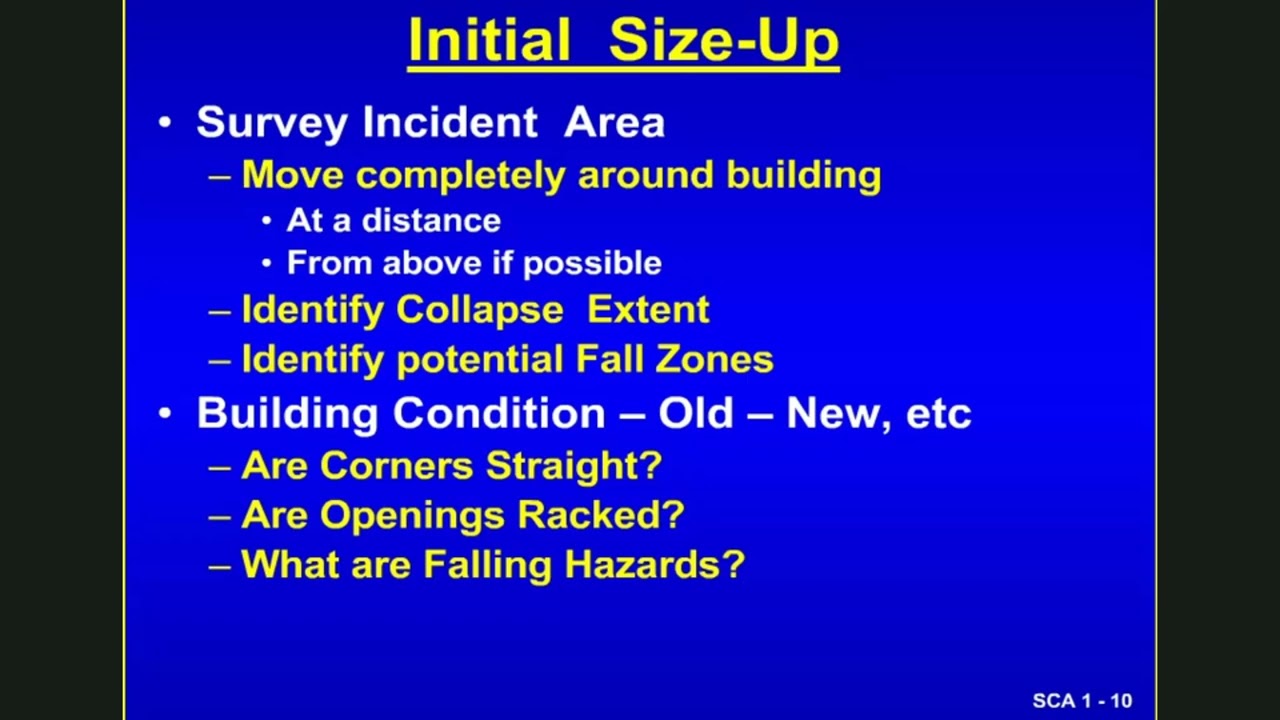 Structural Collapse, Awareness Level: Module 1 - Introduction to Structural Collapse