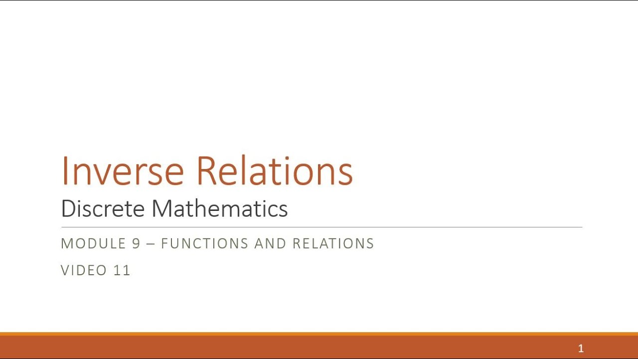 M9 V11 Inverse Relations