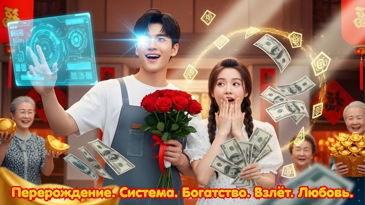 Переродившись мужем с системой «люби жену — богатей» он пробудил божественное зрение и стал магнатом