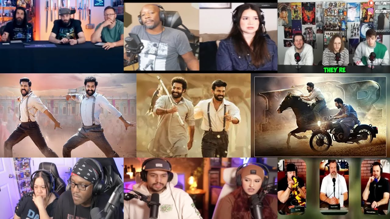 RRR Movie Mix Reaction Part 2 | Ram and Bheem friendship | 