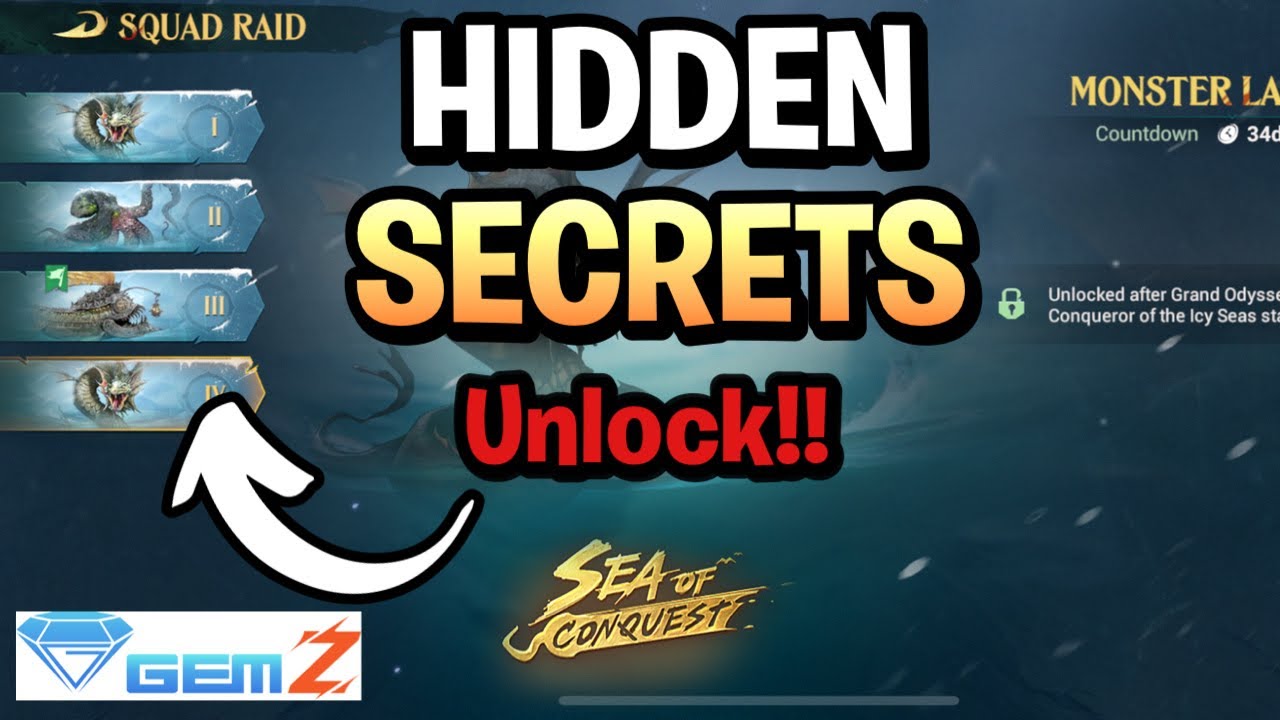 Sea of Conquest - Hidden Features You NEED to Know - GemZ