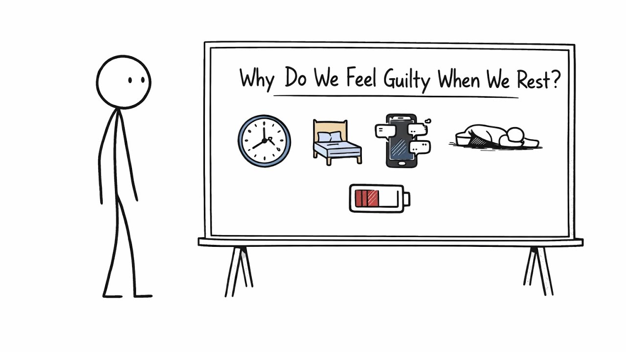 Why Do We Feel Guilty When We Rest? Subscribe if you want to learn more ✔️