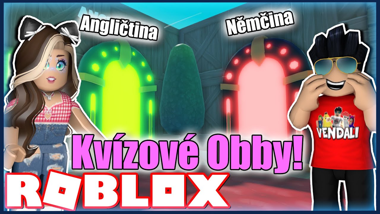ANGLIČTINA A NĚMČINA NÁM FAKT NEJDE!😂Roblox 2/3 w/@VendaliRoblox
